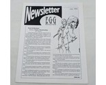 Egg The Erie Gamers Guild July 1993 Newsletter - $37.41