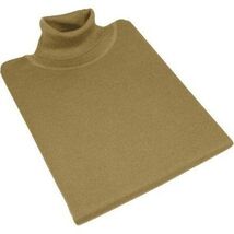 Men PRINCELY Turtle neck Sweater From Turkey Soft Merino Wool 1011-80 Taupe image 2