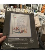 1986 Dimensions Cherish The Children Counted Cross Stitch Kit 3603 Sealed - $259.38 MXN