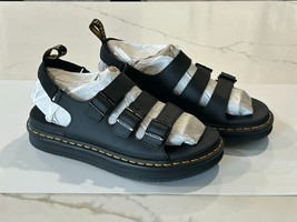Dr. Martens AirWair Black Soloman Leather Strap Sandals US Men&#39;s Size 11... - £79.07 GBP