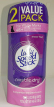 2 Pack Lady Speed Stick - Shower Fresh - Antiperspirant/Deodorant - 48 Hour Wear - £10.12 GBP