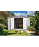 8x10FT Iron-Wood Tool Shed: Nature &amp; Functionality Blend - $15,817.72 MXN