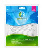 ECCO PURE Dental Floss Picks 120 Count Value Pack (Pack of 5 - 600 Total) - £13.15 GBP