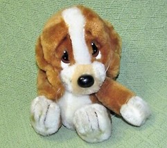 Vintage Sad Sam Jr Applause Stuffed Animal Plush Puppy Korea Giordano Brown 7&quot; - £17.98 GBP