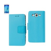 [Pack Of 2] Reiko Samsung Galaxy A8(2016) 3-In-1 Wallet Case In Blue - £20.11 GBP