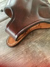 Fits Smith&Wesson J-Frame 2”BBL Handmade Leather Belt Holster Thumb Break image 5