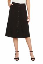 Matty M Ladies&#39; Button Front Skirt (Black, Small) - £13.99 GBP