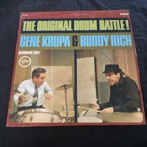 1962 Gene Krupa Buddy Rich &quot;The Original Drum Battle&quot; LP Verve Records V/V6-8484 - £7.95 GBP