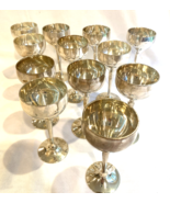Vintage Leonard Silver Plate Cocktail Goblets Set of 12, India - $86.60 CAD
