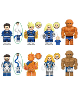 8Pcs Fantastic Four Minifigures Human Torch Invisible Women Thing Mini B... - $35.05 CAD