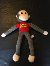 Schylling Curious George Sock Monkey Plush 20&quot; - £11.71 GBP