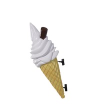 Hanging Soft Serve Vanilla Ice Cream Over Sized Statue - £316.58 GBP