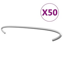  Gabion Hooks 50 pcs Galvanized Steel 15.7&quot; - $37.24