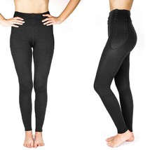 Mediven Rejuva Footless Legging 15-20mmHg Black Large - £36.22 GBP