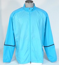 Nike Golf Blue Zip Front Stretch Windproof Wind Jacket Men&#39;s NWT - £78.62 GBP