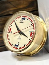 Made in Poland Retro Industrial Super Tanker Ship&#39;s Vintage WSZ Round Wall Clock - £258.77 GBP