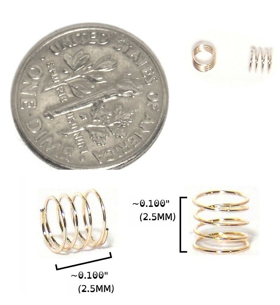 2pc NEW BTO Aurora AFX MAGNATRACTION Style HO Slot Car Pick Up Shoe Spri... - $1.49