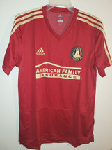 Adidas Mls Atlanta United Fc Red Team Training Jersey Men&#39;s S - £14.86 GBP