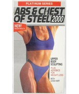 NEW SEALED Platinum Series Abs & Chest of Steel 2000 with Leisa Hart, VHS - $6.99