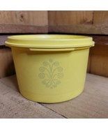 Tupperware Yellow Mini-Canister and Lid Part #s 1297 and Lid 812 OBSOLETE  - $26.79 CAD