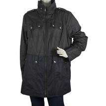Michael by Michael Kors Khaki &amp; Black Trench Jacket Raincoat size XL - $178.20