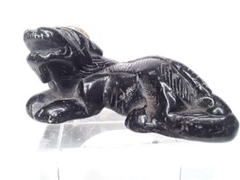 Chinesisch Tang Stil Schwarz Jade? Liegend Foo Hund Löwe Scholar Object - £1,298.95 GBP