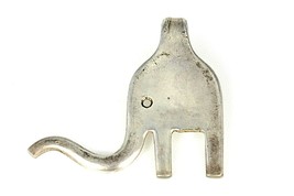 Handmade Elephant Pendant REAL SOLID .925 STERLING SILVER 22.7 g - £181.17 GBP