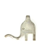 Handmade Elephant Pendant REAL SOLID .925 STERLING SILVER 22.7 g - $311.94 CAD