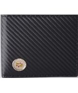 Cadillac 3D logo Carbon Fiber Leather Wallet - $55.00