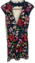 Aidan Mattox Multicolor Embroidered Size 4 Womens Backless Sheath Dress - $24.75
