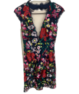Aidan Mattox Multicolor Embroidered Size 4 Womens Backless Sheath Dress - $24.75