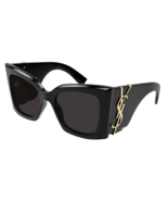 Saint Laurent Blaze Sunglasses SL M119 001 54mm Black / Dark Grey Lens - $10,087.32 MXN