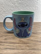 Disney's Lilo &amp; Stitch With Ducklings 20 oz Coffee Tea Mug Blue Green KG JD - $11.87