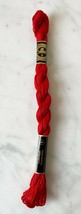DMC Perle Cotton Size 5 Embroidery Thread - 1 Skein Very Dark Coral Red ... - $2.80