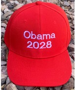 Obama 2028 Anti Donald Trump MAGA Parody Embroidered  Cap Funny Adult Ha... - $18.65