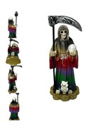 Santa Muerte 4&quot; Statue – 7 Colors | Holy Death Grim Reaper Skull Skeleton.. - $13.85