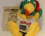 Vintage Kelloggs Cornelius  Corn Flakes Bean bag Plush Stuffed animal 1997 - £6.32 GBP