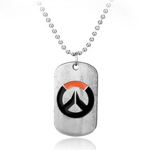 Overwatch Theme Dog Tag Style Unisex Pendant / Necklace -Men&#39;s / Women&#39;s, Gaming - £11.18 GBP