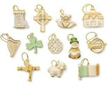 Lenox Saint Patrick&#39;s Day Tree Ornaments Set 12 Luck Of The Irish Miniat... - £198.05 GBP