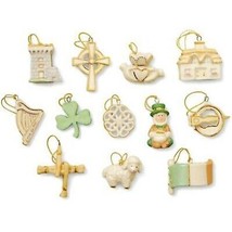 Lenox Saint Patrick&#39;s Day Tree Ornaments Set 12 Luck Of The Irish Miniature NEW - £198.05 GBP
