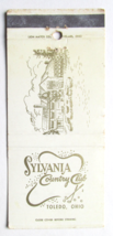 Sylvania Country Club - Toledo, Ohio 30 Strike Matchbook Cover Louis Chiapetta - £1.39 GBP