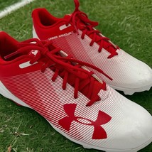 under armour mens size 13 speedform CRM FG shoes cleats 1277317-611 Red/... - $657.09 MXN