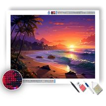 Beach Landscape - Diamond Painting Kit - £16.15 GBP+