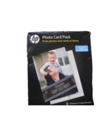 HP Inkjet Printer Glossy Photo Card Picture Paper Pack 5” x 7” 4” x 6” - NEW