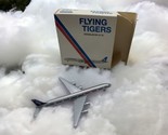 SCHABAK FLYING TIGERS AIRLINES AIRCRAFT Douglas DC-8-73 AIRPLANE 1:600 w... - $39.59