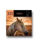 Horse Jigsaw Puzzle 300 Piece With Sunset Durable Fit Pieces 11&quot; x 16&quot; L... - £14.78 GBP