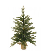 LED Pine Tree with Burlap Bag Base 3&#39;H - $120.29 CAD