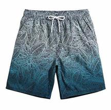 DRAGON SONIC Hot Spring Beach Pants Men's Quick-drying Slacks Holiday Swimsuit,L - $25.09