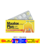 2 X Maalox Plus Simethicone Tab 40&#39;S Relief Gastric &amp; Stomach Wind FREE ... - $551.00 MXN