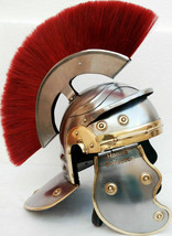 Medieval Roman Centurion Helmet Re-enactment Sca Larp Role Play ~ New Year Gift - £92.00 GBP